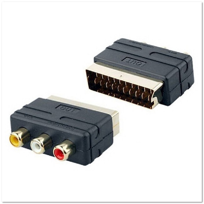 Переходник SCART-3RCA