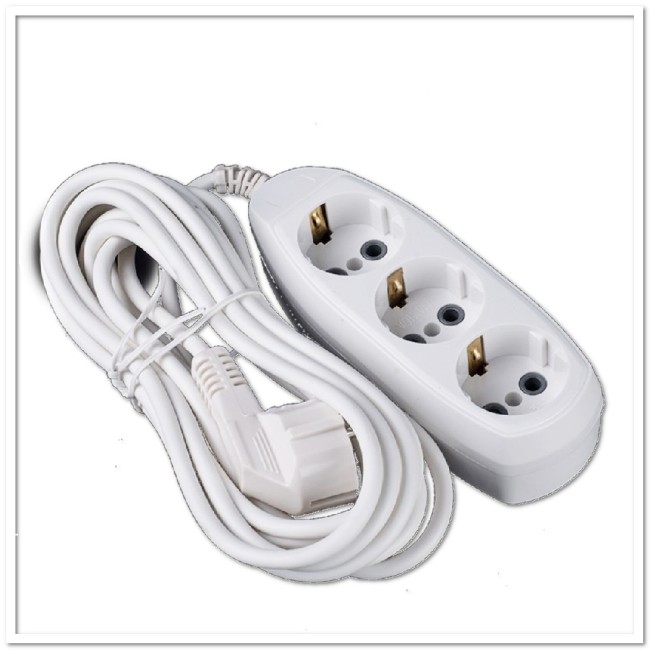 Удлинитель POWER STRIP F-03  3 гнезда 5м с заземлением 16A