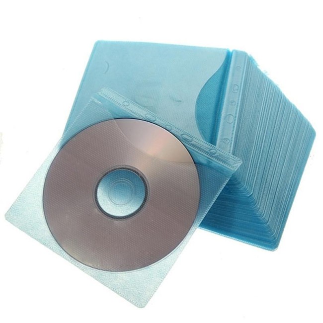 Конверт для CD/DVD двухсторонний (1шт)  (100шт в уп.)