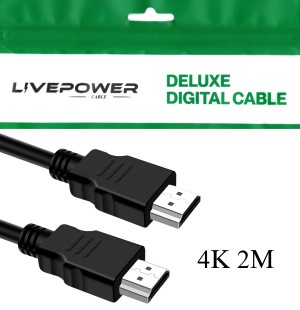 HDMI-кабель 2 метра 4K высокоскоростной резиновый