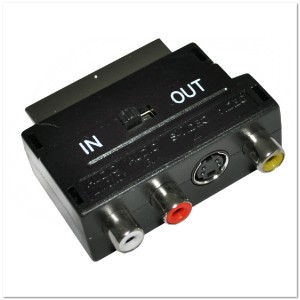 Переходник SCART-3RCA SC56 с переключателем