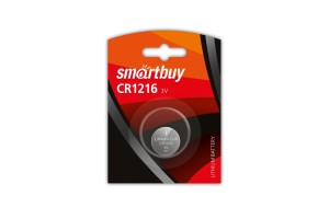 Литиевый элемент питания Smartbuy CR1216/1В 3V