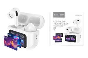Беспроводные наушники HOCO EW72 Lite TWS WHITE (с экраном) BT5.4 Беспроводные наушники HOCO EW72 Lite TWS WHITE (с экраном) BT5.4