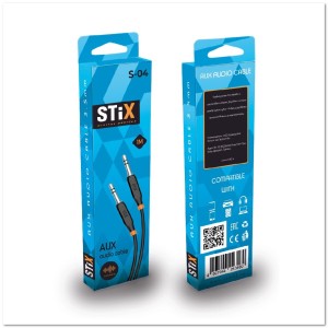Кабель AUX STiX S-04 PREMIUM силиконовый 1 метр
