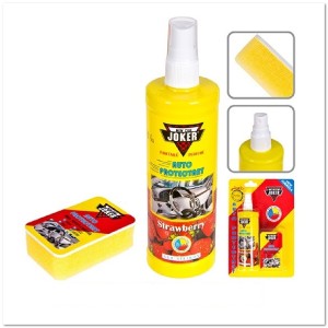 Полироль для пластика салона с губкой JOKER 300мл Полироль для пластика салона с губкой JOKER 300мл