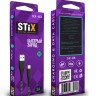 Кабель MICRO USB STIX SX-03 FAST CHARGE 3A (1М) тканевый ХБ