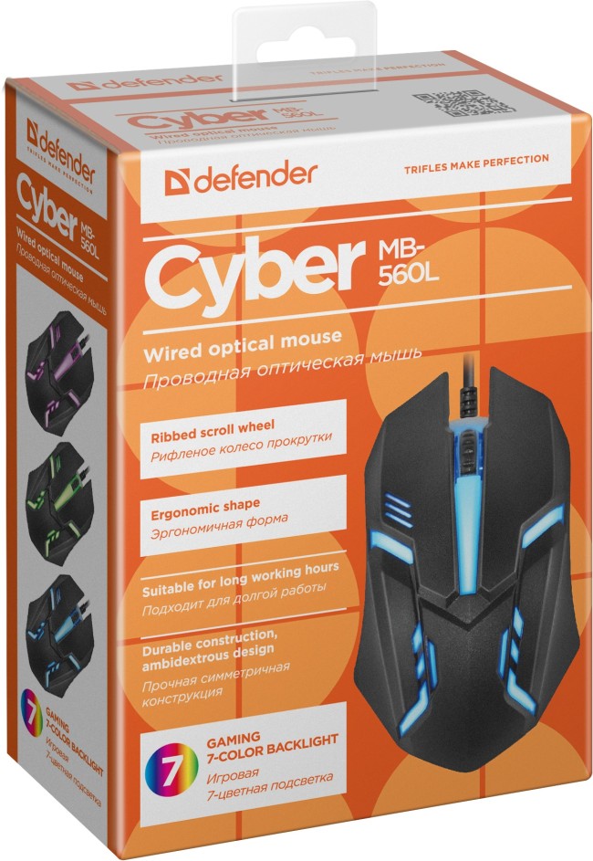 Мышь игровая DEFENDER GM-560L