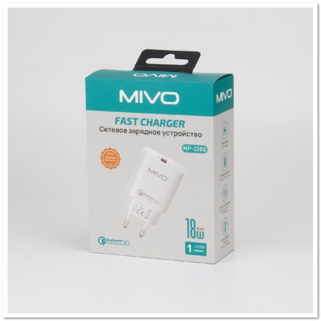 СЗУ MIVO MP-328Q с USB Q3.0 18W