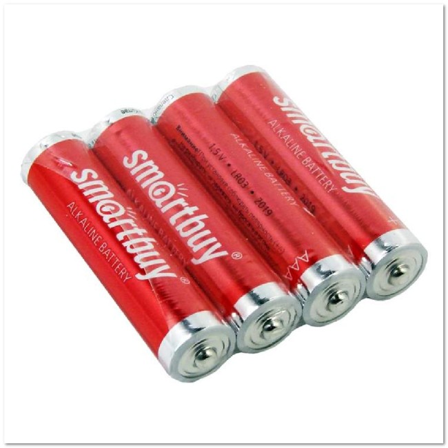 Батарейка алкалиновая Smartbuy AA LR6/4S