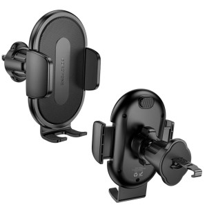 Автодержатель BOROFONE BH133 в дефлектор, крючковой ЗАКРУЧИВАЮЩИЙСЯ ЗАЖИМ