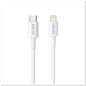 Кабель TYPE C на LIGHTNING MIVO MX-27L 2.4А, PD20W, ТПЭ, 1м