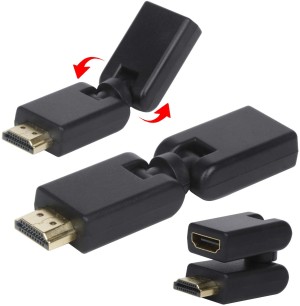 Прямой переходник HDMI-HDMI МАМА-ПАПА поворотный 360 OT-AVW30