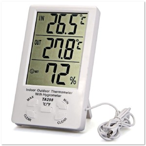 Термометр гигрометр электронный с двумя датчиками ТА298