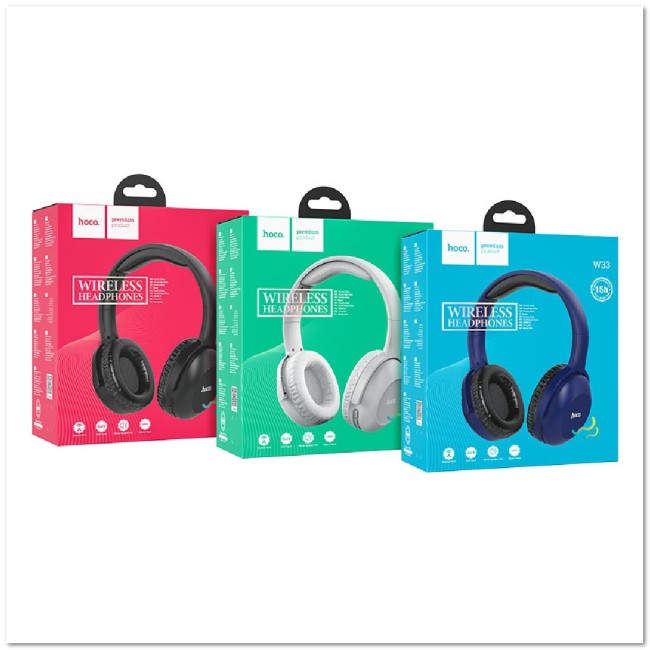 Полноразмерные BLUETOOTH наушники HOCO W33