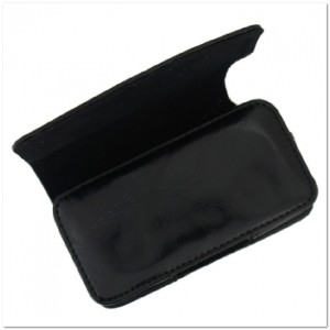 Сумочка кожаная на пояс для Samsung i9300/i9500/Nokia 730/A3 (2017), 6" черная