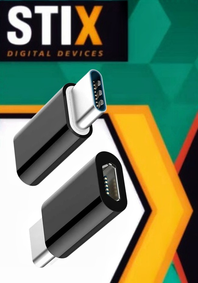 Переходник OTG micro USB- TYPE C STiX X-03