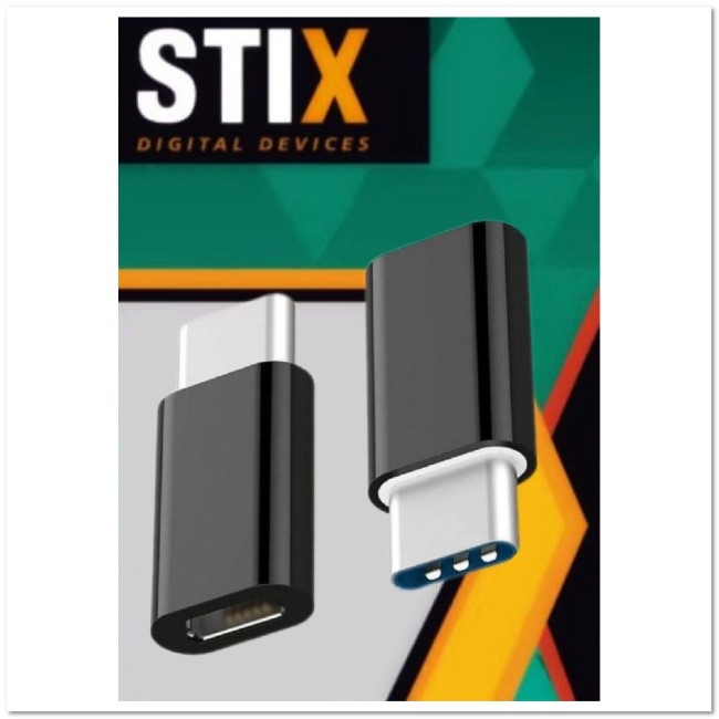 Переходник OTG micro USB- TYPE C STiX X-03