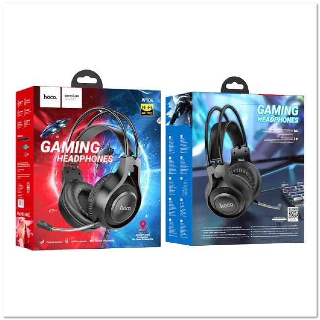 Полноразмерные игровые наушники HOCO W106 Полноразмерные игровые наушники HOCO W106