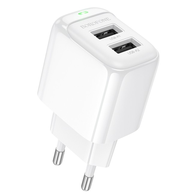 СЗУ BOROFONE BAS41A с 2-мя USB 2.4A 12W