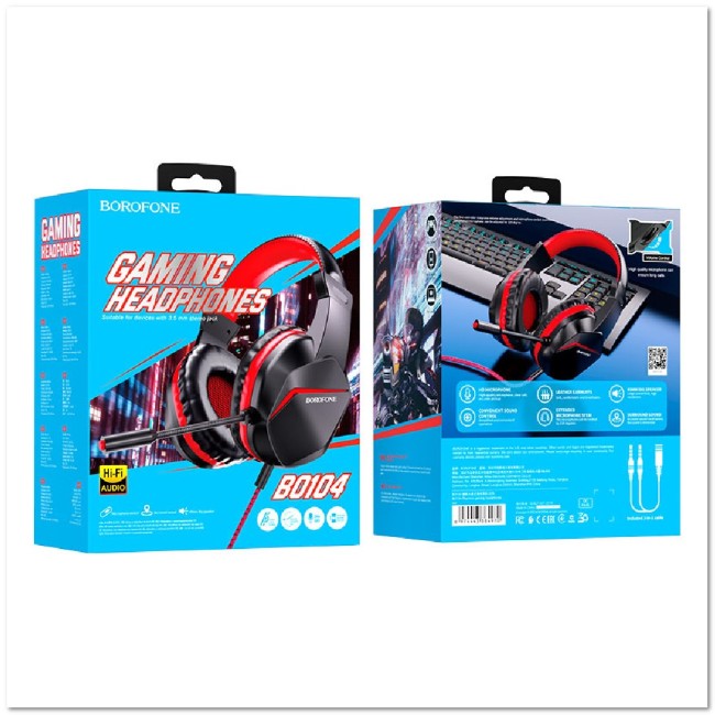 Полноразмерные игровые наушники BOROFONE BO104