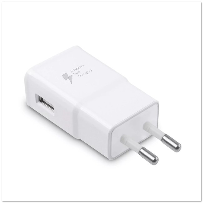 СЗУ с USB 5V 2A/9 V 1.67A для Samsung S6 Original - U90 БЫСТРЫЙ ЗАРЯД (БЕЛЫЙ)