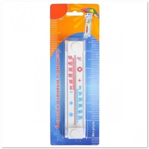 Термометр оконный CH3001 на липучке