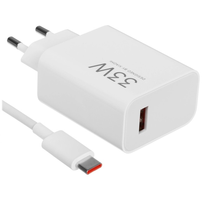 Блок USB XIAOMI 33W + кабель type С (TURBO заряд)