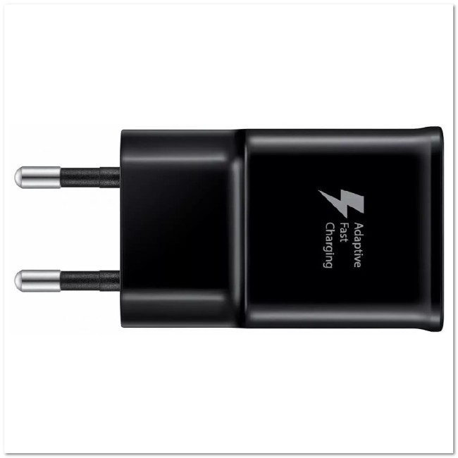 СЗУ с USB 5V 2A/9 V 1.67A для Samsung S6 Original - U90 БЫСТРЫЙ ЗАРЯД (ЧЕРНЫЙ)