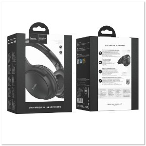 Полноразмерные BLUETOOTH наушники HOCO W40 BLACK Полноразмерные BLUETOOTH наушники HOCO W40 BLACK