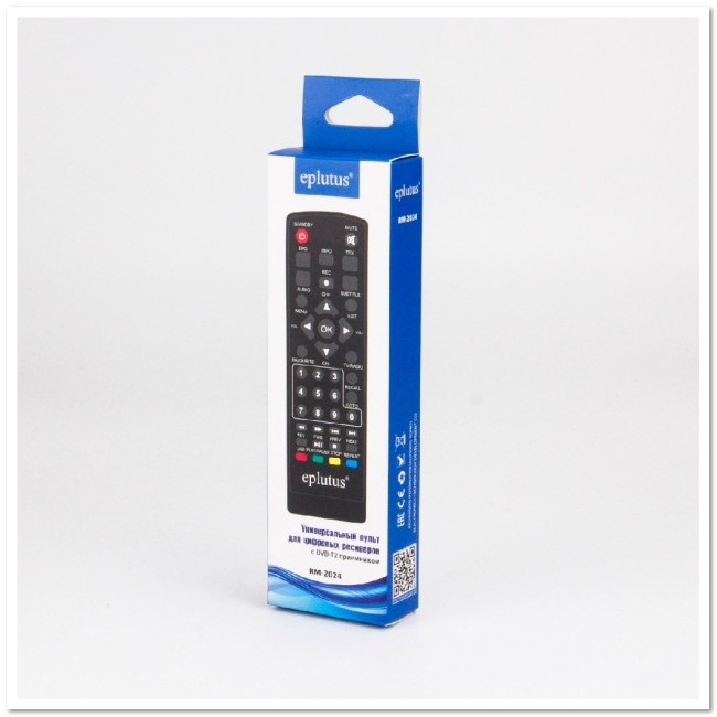 ТВ пульт универ. для цифровых приставок EPLUTUS RM-2024  DVB-T2+TV