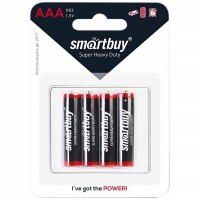 Батарейка солевая Smartbuy AAA R03/4B