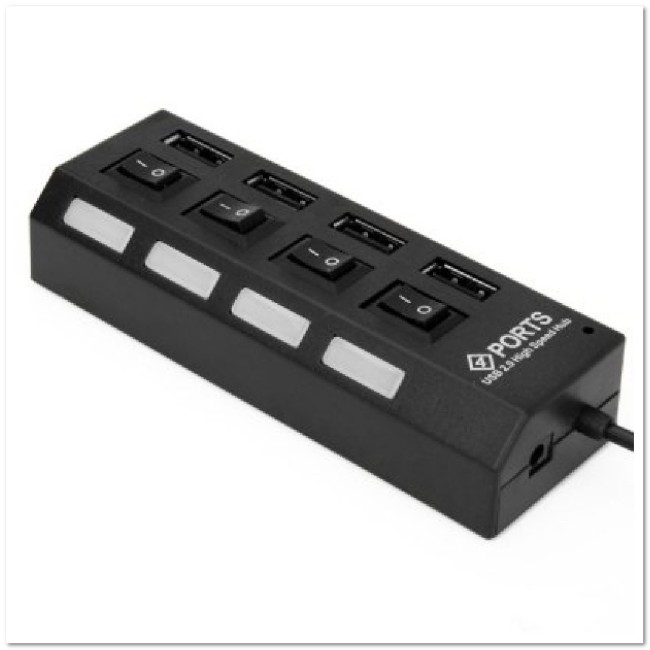 USB-HUB 21401 разветвитель на 4 USB с питанием