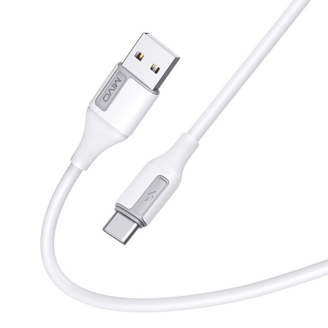 Кабель TYPE C MIVO MX-53 (L=1M) 2.4A силиконовый