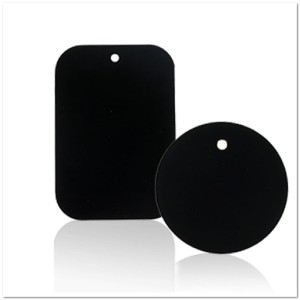 Комплект пластин для магнитных держателей (1 + 1) BLACK Комплект пластин для магнитных держателей (1 + 1) BLACK