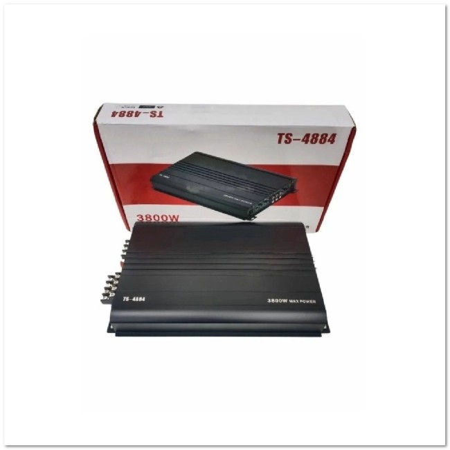 Автомобильный усилитель звука Prok 3800W TS-4884 (4 канала)