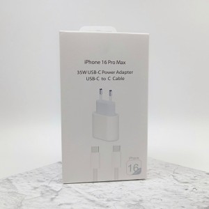 СЗУ TYPE-C for iPhone 16PRO MAX 35W + кабель TYPE C в упаковке СЗУ TYPE-C for iPhone 16PRO MAX 35W + кабель TYPE C в упаковке
