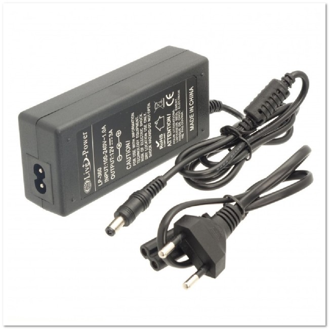 СЗУ для цифровых устройств 12V (3А) разъем 5,5 / 2,5 LP-360