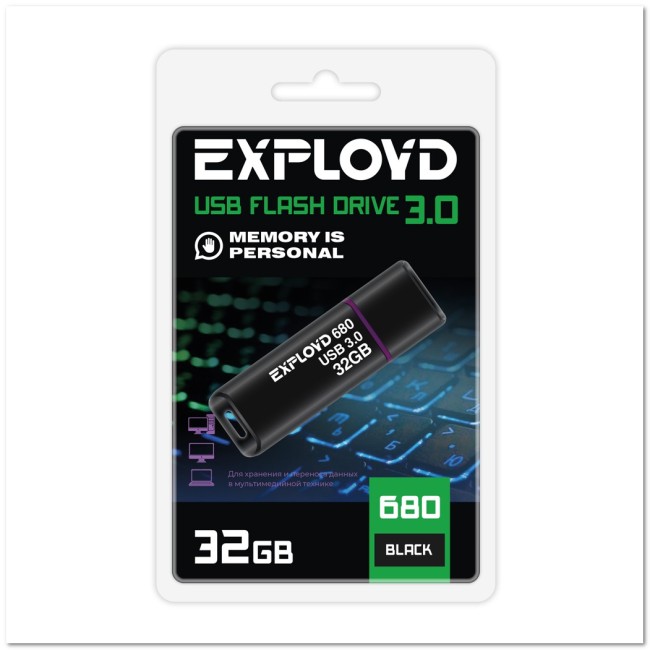 USB Flash EXPLOYED 32 Гб 680 3.0