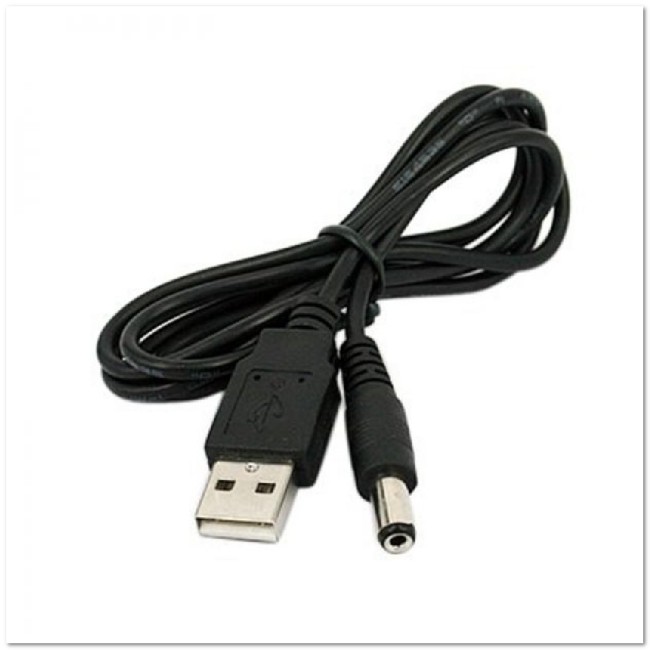 Кабель (штекер USB -  5,5 питание) 1,8м D14