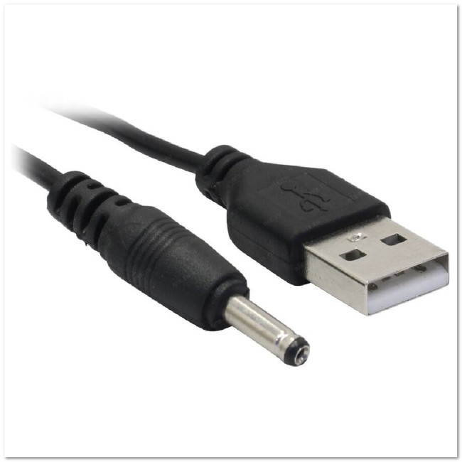 Кабель (штекер USB -  3,5 питание) 1.8м D12