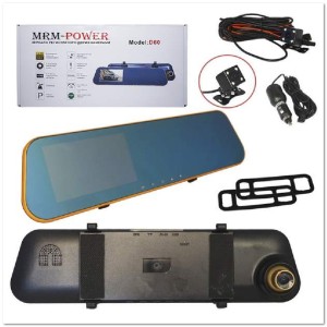 Автомобильный 2-х канальный регистратор-ЗЕРКАЛО D60 (FULL HD, 170 гр.+HD, LCD 4.3)