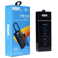 USB-HUB удлинитель на 4 USB-порта H304 (USB3.0)