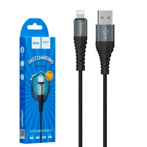 Кабель Lightning HOCO X38  2.4A (L=1M) ХБ