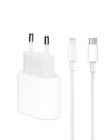 СЗУ TYPE-C for iPhone 14PRO 20W + кабель Lightning в упаковке БЫСТРЫЙ ЗАРЯД