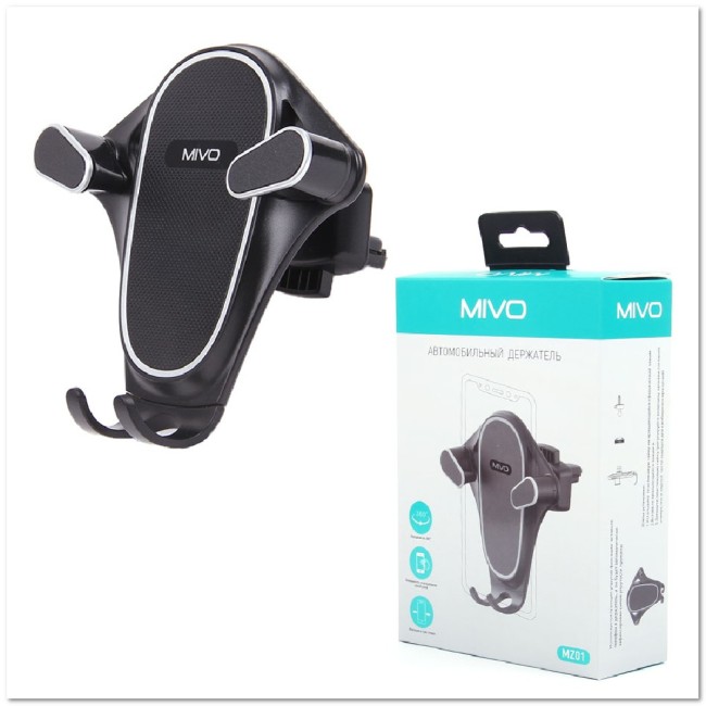 Автодержатель MIVO MZ01 гравитационный, в дефлектор