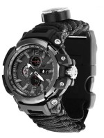 Водонепроницаемые наручные часы SPORT  SKMEI 1155B black с компасом (+ механика)