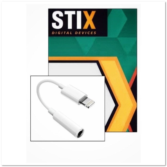 Кабель OTG Lightning - AUX 3.5 STiX X-030 120 mm