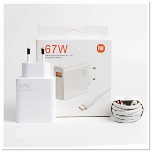 СЗУ Mi с USB-портом + кабель TYPE C 67W СЗУ Mi с USB-портом + кабель TYPE C 67W