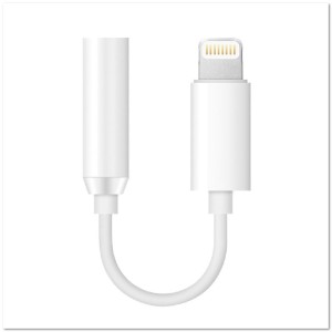 Кабель OTG Lightning - AUX 3.5 FOXCONN CQ030 120 mm