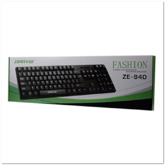 Клавиатура проводная ZORNWEE ZE940